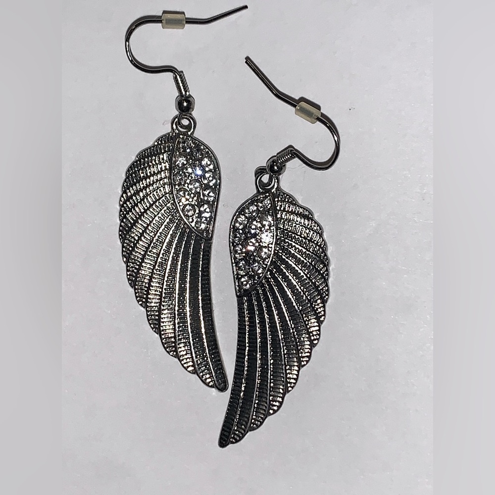 Angel wing earrings